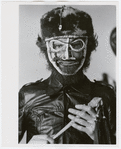 Hubert Fichte in leather mask
