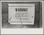 Sign on building in Forgan, Oklahoma, ghost dust town. Okla..... Cities and Towns