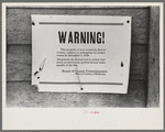 Sign on building in Forgan, Oklahoma, ghost dust town. Okla..... Cities and Towns