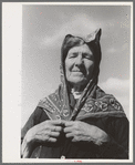 Old Spanish-American woman, Taos County, New Mexico