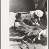 Spanish-American farm children playing, Taos County, N.M
