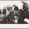 Railroad workers eating lunch, Windsor Locks, Conn