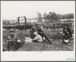 Railroad workers eating lunch, Windsor Locks, Connecticut