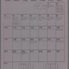 Production calendar noting key deadlines prior to The Phantom of the Opera's Broadway opening