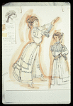Photographs of costume designs by Florence Klotz for the original Broadway production of A Little Night Music
