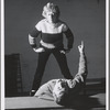 Eileen Heckart and Shelley Berman rehearse a scene from "A Family Affair"