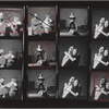 Contact sheet including images of Eileen Heckart, Shelley Berman, and Morris Carnovsky in rehearsal
