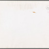 Handpainted negative photo print of street scene with tree