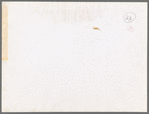 Handpainted negative photo print of street scene with tree