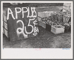 Apples for sale at roadside stand near Berlin, Conn