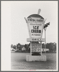Ice cream advertising near Berlin, Connecticut
