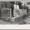 Iron grill work of residence, Meriden, Conn