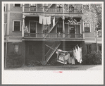 Rear of apartment house, Meriden, Conn
