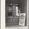 Entrance to Odd Fellows Hall, Meriden, Conn