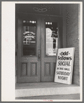 Entrance to Odd Fellows Hall, Meriden, Conn