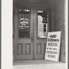 Entrance to Odd Fellows Hall, Meriden, Conn