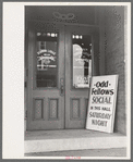 Entrance to Odd Fellows Hall, Meriden, Conn