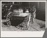 Farmer's wagon in town, Bradford, Vermont