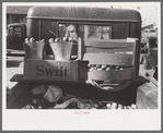 Truck loaded with apples, Jacksonville, Texas