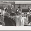 Selling apples, Jacksonville, Texas