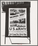 Sign in front of post office, Taylor, Texas