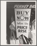 Sign in national chain store, Taylor, Texas