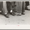 Feet of Negro youths. Market square, Waco, Texas
