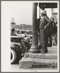 Street corner in market square, Waco, Texas