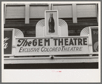 Sign above moving picture theater. Waco, Texas