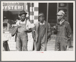 Negroes in market square. Waco, Texas