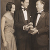 Thelma Marsh, Ross Alexander and Frank Craven in the stage production That's Gratitude!