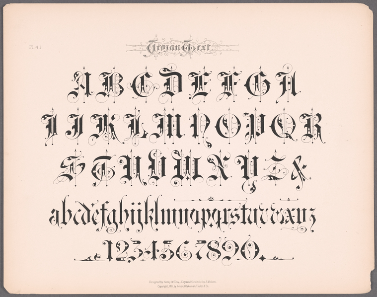 New Spencerian compendium of penmanship - NYPL Digital Collections