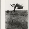 Mail box of Oklahoma tenant farmer near Hydro, Oklahoma