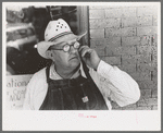 Farmer in town, Frederick, Oklahoma