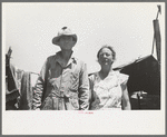 Migrant couple near Vian, Sequoyah County, Oklahoma