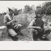 Potato pickers near Spiro, Oklahoma