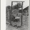 Well of white tenant farmer who is now on WPA (Work Projects Administration) near Sallisaw, Oklahoma