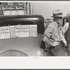 Farmer at market, Weatherford, Texas