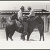 Officials at the polo match, Abilene, Texas