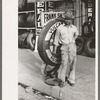 Tire repairman. Waco, Texas