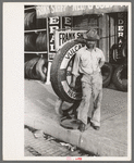 Tire repairman. Waco, Texas