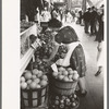 Saleswoman at grocery store. Waco, Texas