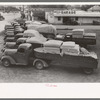 Trucks loaded with mattresses. San Angelo, Texas. These mattress factories use much local cotton