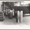 Receiving supplies at retail grocery. San Angelo, Texas