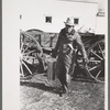 Farmer taking milk to milk station, Eufaula, Oklahoma