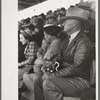 Texas cattleman at the rodeo at the San Angelo Fat Stock Show, San Angelo, Texas