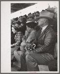 Texas cattleman at the rodeo at the San Angelo Fat Stock Show, San Angelo, Texas