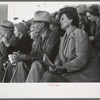 Spectators at the rodeo during the San Angelo Fat Stock Show, San Angelo, Texas