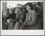 Spectators at the rodeo during the San Angelo Fat Stock Show, San Angelo, Texas