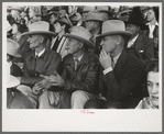 West Texas ranchhmen at rodeo during the San Angelo Fat Stock Show, San Angelo, Texas